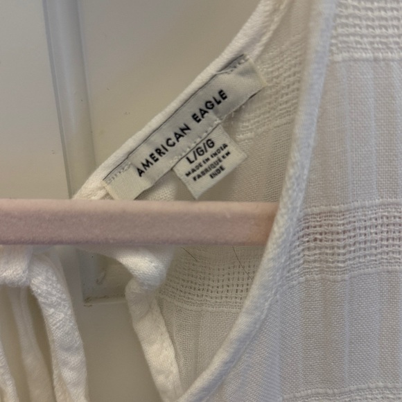 American Eagle Outfitters White Textured Dress - Picture 2 of 2